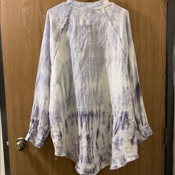 Aerie Purple Tie Dye Tunic - Picture 3 of 7